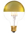 Globe G95 Gold Mirrored 6W 2200K E27 Light Bulb