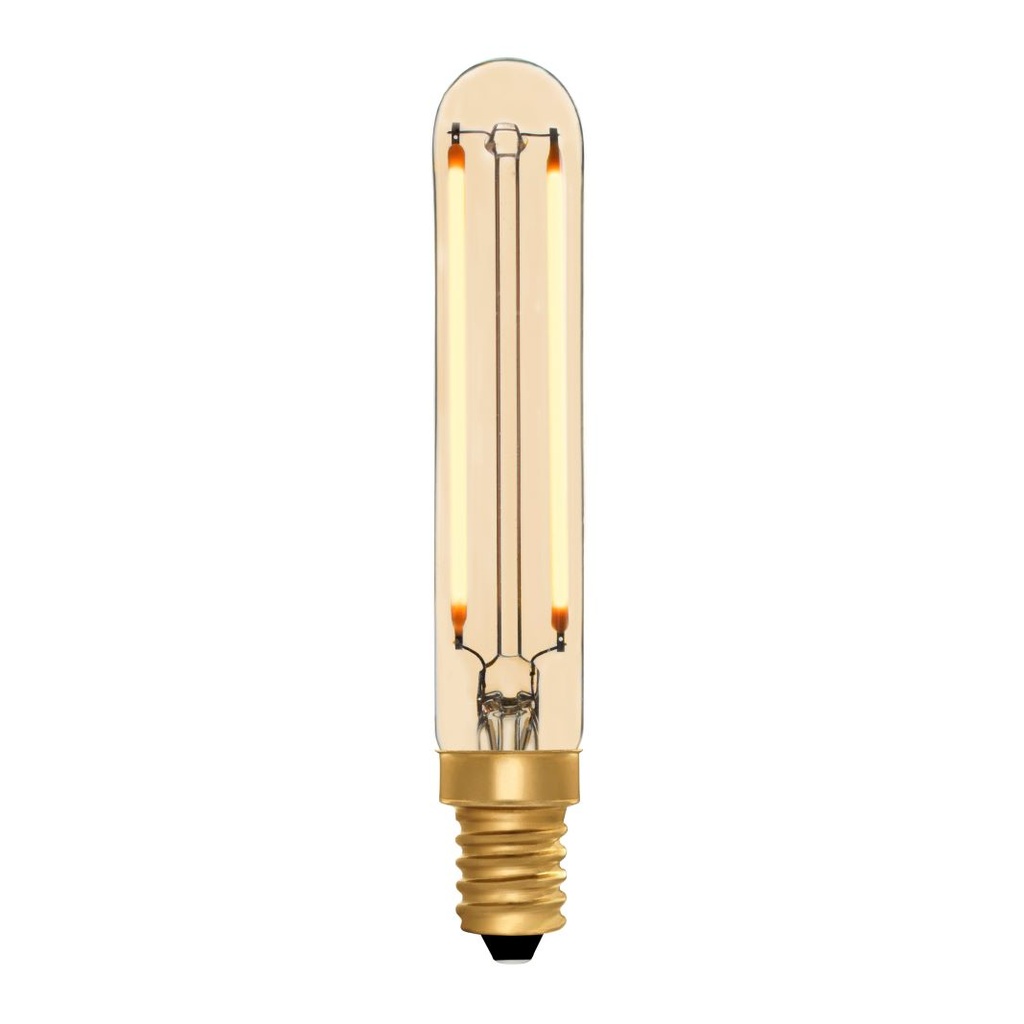 Tube T20 115mm Amber 2.5W 2200K E14 Light Bulb