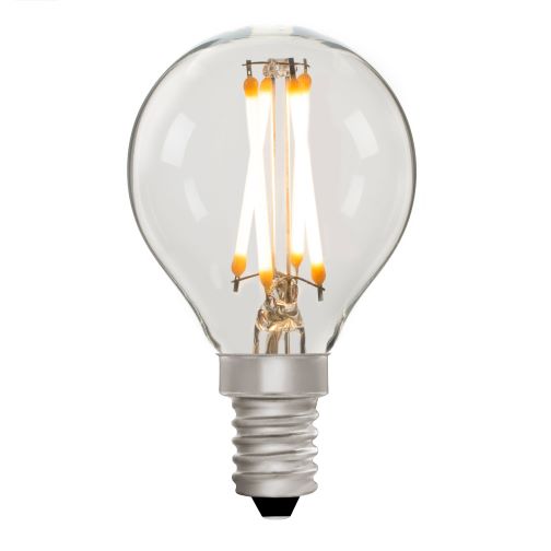 Golfball G45 Clear 4W 2700K E14 Light Bulb