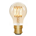 GLS A60 Amber 6W 2000K B22 Light Bulb