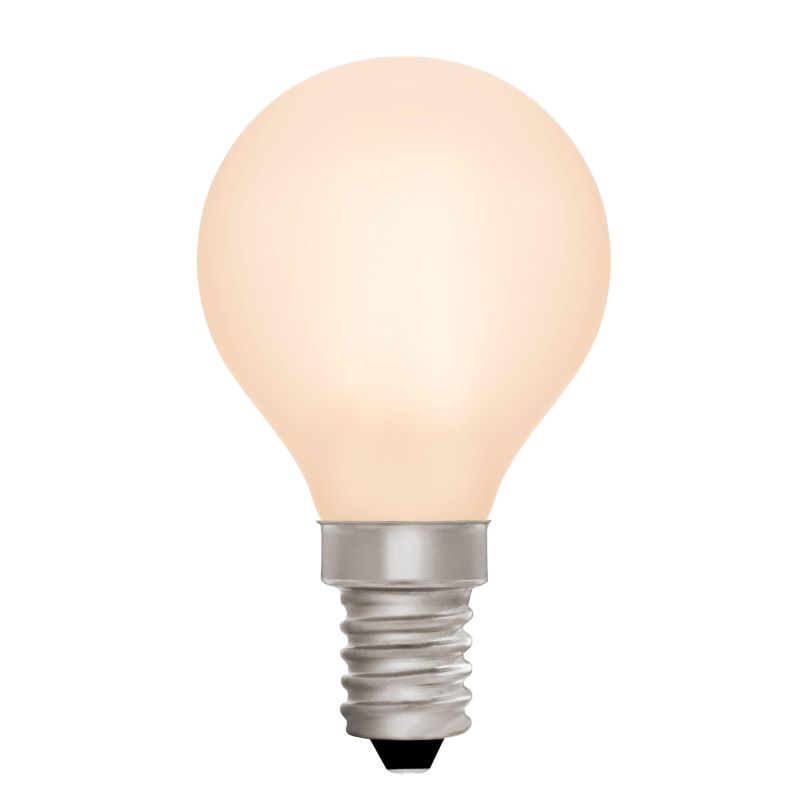 Golfball G45 Porcelain 4W 2700K E14 Light Bulb