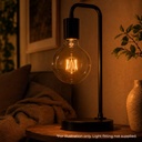 G95 Globe Amber Ultra Warm Decorative LED Filament Bulb 6W 2000K E27