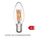 Candle C35 Clear 6W 2700K Light Bulb