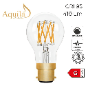 [ZIK031/6W22B22C] GLS A60 Clear 6W 2200K Light Bulb (B22 / BC)