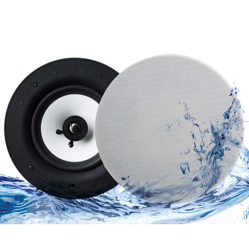 LitheAudio Bluetooth IP44 rated 6.5" Ceiling Speaker (PAIR)