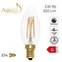 Candle C35 Clear 4W 2200K E14 Light Bulb