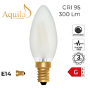 C35 Candle Frosted Vintage Warm Decorative LED Filament Bulb 4W 2200K E14