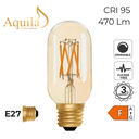 T45 Radio Amber Ultra Warm Decorative LED Filament Bulb 5.5W 2000K E27