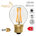 Golfball G45 Clear 4W 2200K E27 Light Bulb