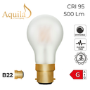 A60 GLS Frosted Vintage Warm Decorative LED Filament Bulb 6W 2200K B22