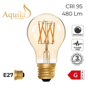 GLS A60 Amber 6W 2200K E27 Light Bulb