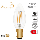 C35 Candle Clear Vintage Warm Decorative LED Filament Bulb 4W 2200K B15