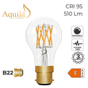 A60 GLS Clear Vintage Warm Decorative LED Filament Bulb 6W 2200K B22