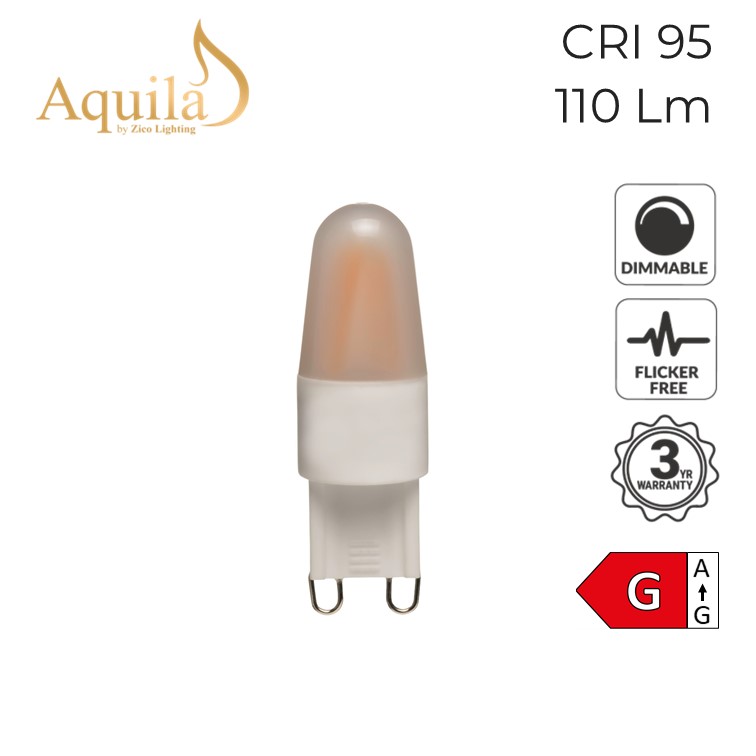 Mini G9 Frosted 2W 2200K Light Bulb