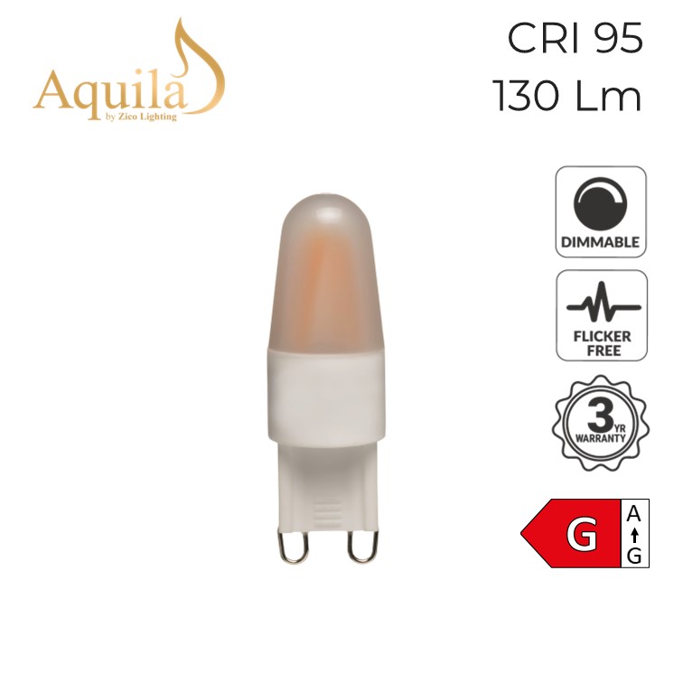 Mini G9 Frosted 2W 2700K Light Bulb