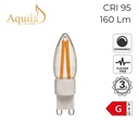 G9 Clear 3W 2200K Light Bulb