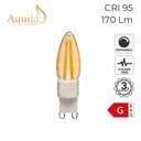 G9 Amber Vintage Warm LED Capsule Light Bulb 3W 2200K