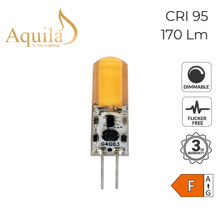 G4 Capsule COB Clear 1.5W 2700K 9-15V