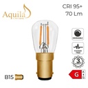 ST26 Pygmy Clear Vintage Warm Decorative LED Filament Bulb 1W 2200K B15
