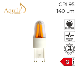 [ZL-G9M/2W27C] Mini G9 Clear 2W 2700K Light Bulb